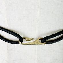 Load image into Gallery viewer, 80s Medallion Beaded Elastic Waist Belt M/L
