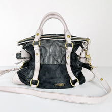 Load image into Gallery viewer, Miu Miu Black 2-Way Mesh Bow Purse
