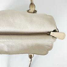 Load image into Gallery viewer, Anna Sui Cream Leather Handbag
