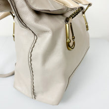 Load image into Gallery viewer, Anna Sui Cream Leather Handbag
