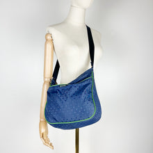 Load image into Gallery viewer, Y2K Moschino Blue Heart Crossbody Bag
