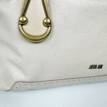 Load image into Gallery viewer, Anna Sui Cream Leather Handbag
