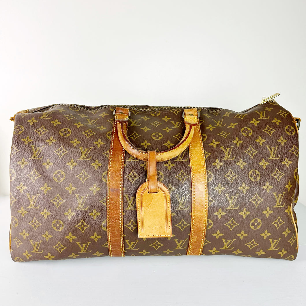 80s Louis Vuitton Keepall 50 Duffle Bag