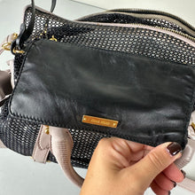 Load image into Gallery viewer, Miu Miu Black 2-Way Mesh Bow Purse
