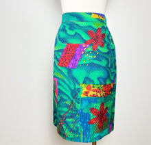 Load image into Gallery viewer, 80s Louis Feraud Green Skirt Set Medium
